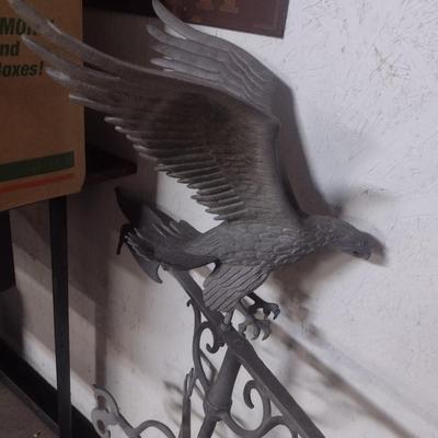 Metal American Eagle Weathervane with Directionals