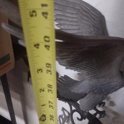 Metal American Eagle Weathervane with Directionals