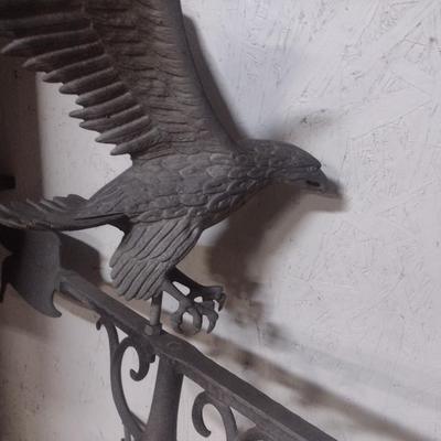 Metal American Eagle Weathervane with Directionals
