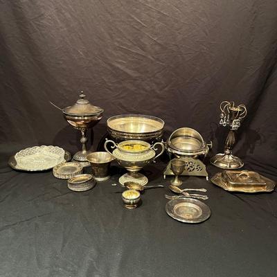 Collection of Silverplate Serving Ware (LR-MG)