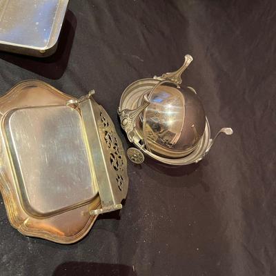 Collection of Silverplate Serving Ware (LR-MG)