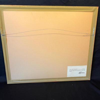Three Swedish Landscape Framed Pieces of Art (LR-MG)