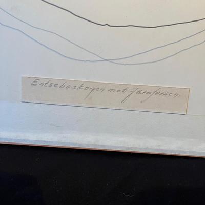 Three Swedish Landscape Framed Pieces of Art (LR-MG)
