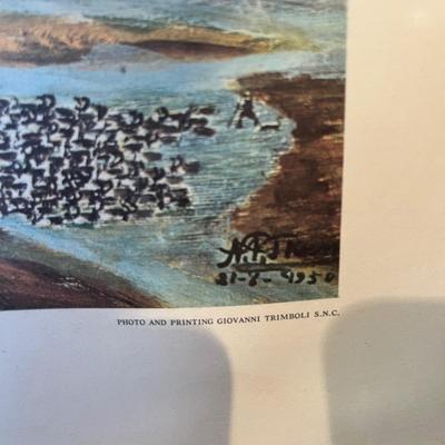 Three Swedish Landscape Framed Pieces of Art (LR-MG)