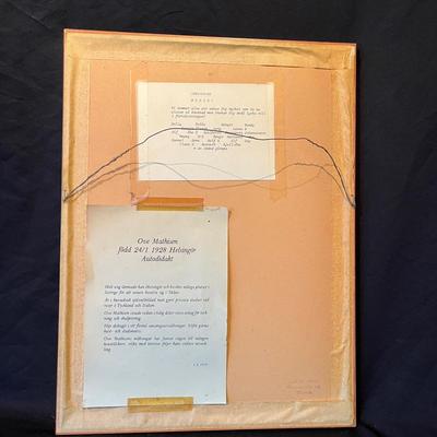 Pencil Signed Art by Harald Wiberg and Ove Mathisen (LR-MG)