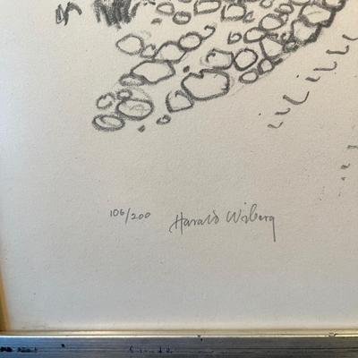 Pencil Signed Art by Harald Wiberg and Ove Mathisen (LR-MG)