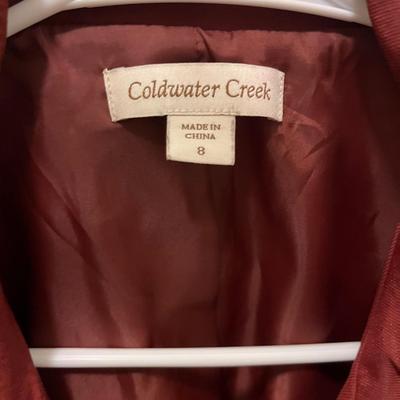 London Fog Ladies Trench Coat (Sz14) & Coldwater Creek Jacket (Sz8) (HC-MG)