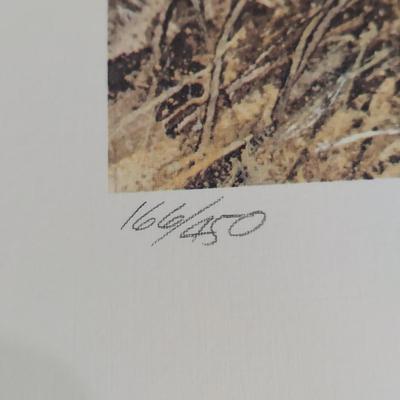Two Eldridge Hardie Signed and Numbered Prints: November Covey–Bobwhite Quail (PC-BBL)