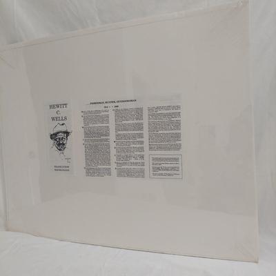 Six Signed and Numbered Prints by Hewitt C. Wells (PC-BBL)