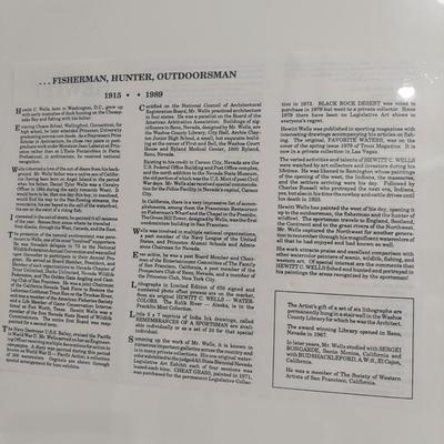 Six Signed and Numbered Prints by Hewitt C. Wells (PC-BBL)