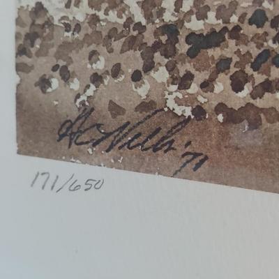 Six Signed and Numbered Prints by Hewitt C. Wells (PC-BBL)