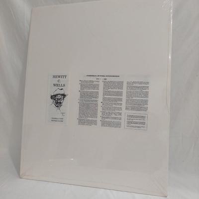 Six Signed and Numbered Prints by Hewitt C. Wells (PC-BBL)