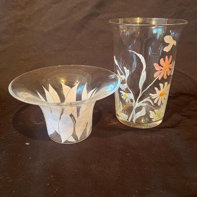 Painted Glass Vases (LR-MG)