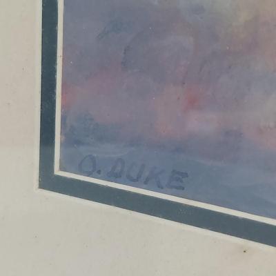 Two Pieces of Signed Bird Art (PC-BBL)