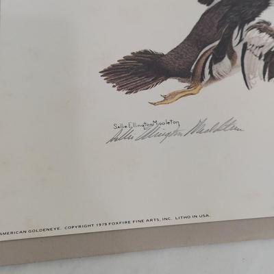 Two Pieces of Signed Bird Art (PC-BBL)