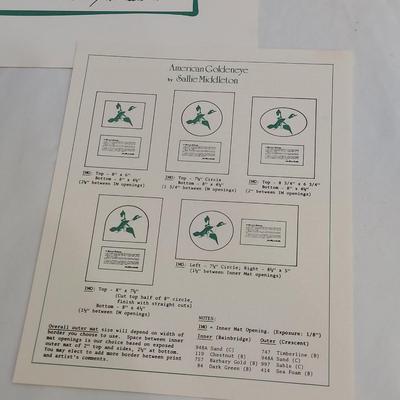 Two Pieces of Signed Bird Art (PC-BBL)