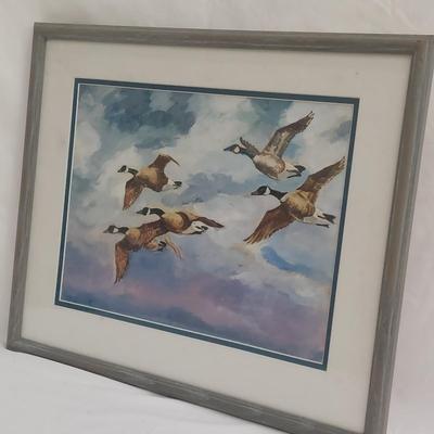 Two Pieces of Signed Bird Art (PC-BBL)