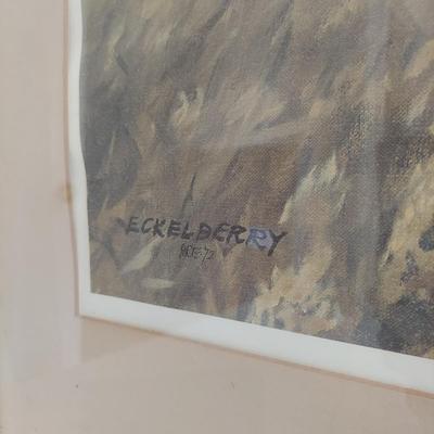 Two Large Framed Prints by Don Richard Eckelberry (PC-BBL)