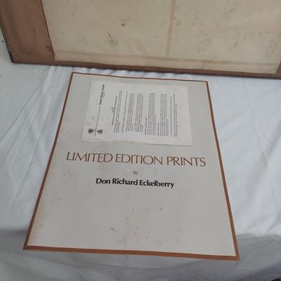 Two Large Framed Prints by Don Richard Eckelberry (PC-BBL)