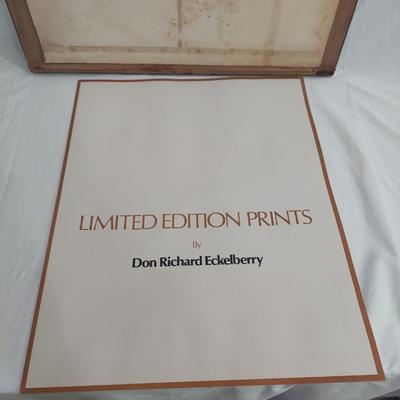 Two Large Framed Prints by Don Richard Eckelberry (PC-BBL)