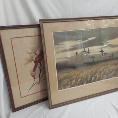 Two Large Framed Prints by Don Richard Eckelberry (PC-BBL)