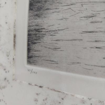 Signed and Numbered Gordon Allen Etching (PC-BBL)