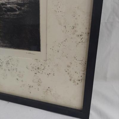 Signed and Numbered Gordon Allen Etching (PC-BBL)