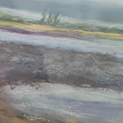Framed Landscape Pastel (PC-BBL)