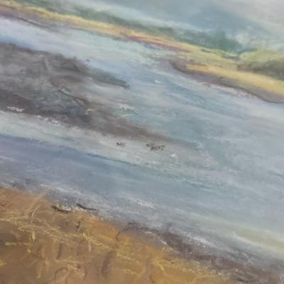 Framed Landscape Pastel (PC-BBL)