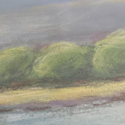 Framed Landscape Pastel (PC-BBL)