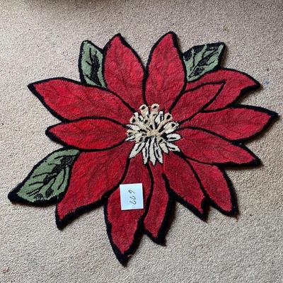 Poinsettia Rug