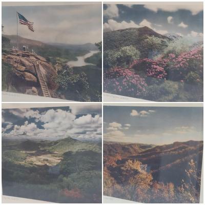 E & E Fisher - Six Framed Prints of WNC (PC-BBL)