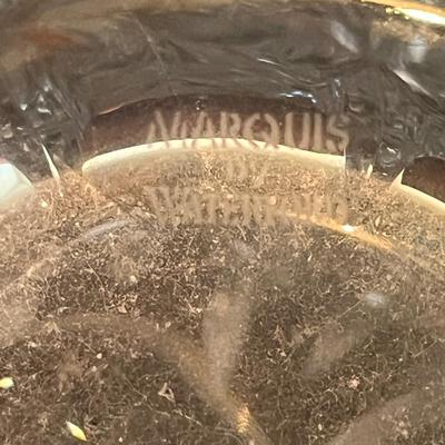 Waterford Vase, Signed Blown Glass & Milk Glass (LR-MG)