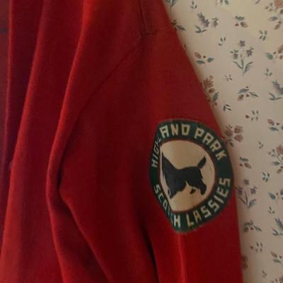 Vintage Highland Park Scotties Sweater