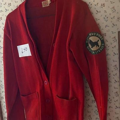Vintage Highland Park Scotties Sweater