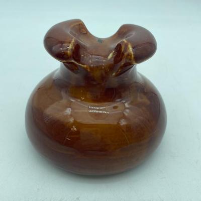 Brown LAPP 1929 porcelain insulator