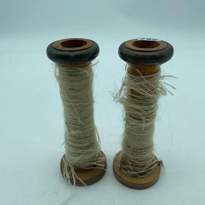 Wooden bobbins