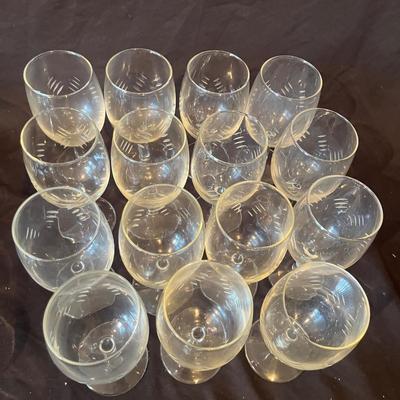 Etched Stemmed Glassware (LR-MG)