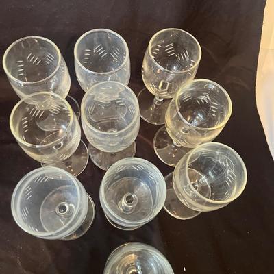 Etched Stemmed Glassware (LR-MG)