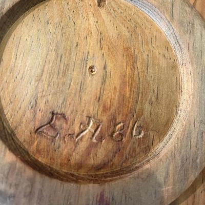 Wooden bowl & Toothpick Holder (K-MG)