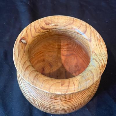 Wooden bowl & Toothpick Holder (K-MG)