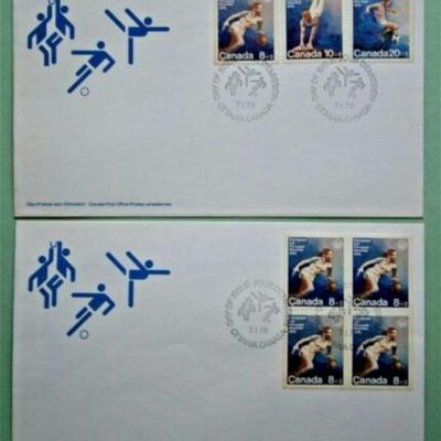 (4) Different Ottawa CANADA 1976 Olympics Covers