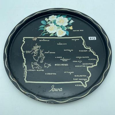 Iowa state tray