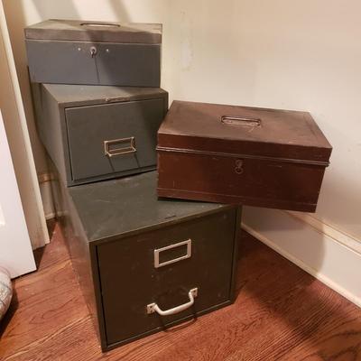 Metal Lock Boxes and File Cabinets (D-KD)