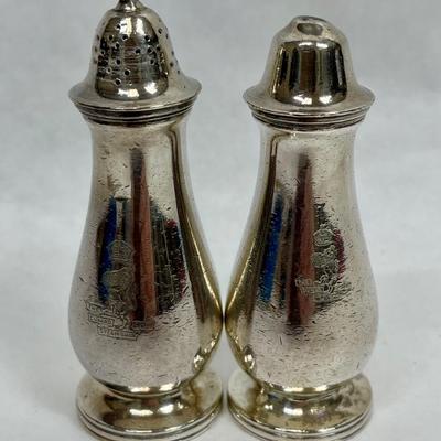The Cunard Steamship Co Salt & Pepper Set - Triple Deposit Mapping & Webb's Princes Plate London & Oneffield