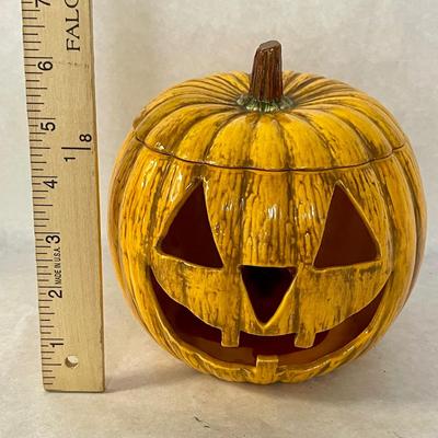 Vintage Porcelain Pumpkin