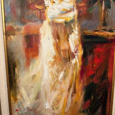 Original Oil Painting of Woman (See Description)