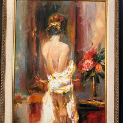 Original Oil Painting of Woman (See Description)
