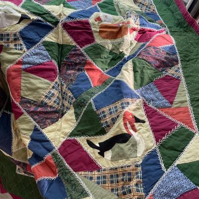 Duck lap quilt