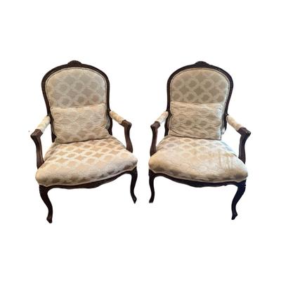 Two Traditional Style Formal Chairs (2)